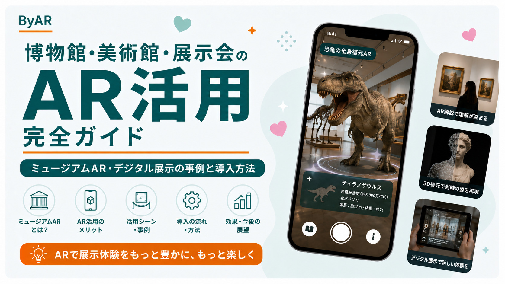 博物館・美術館・展示会のAR活用